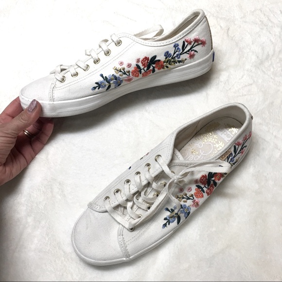 Keds Shoes - Keds x Rifle Paper Co. Embroidered Sneakers